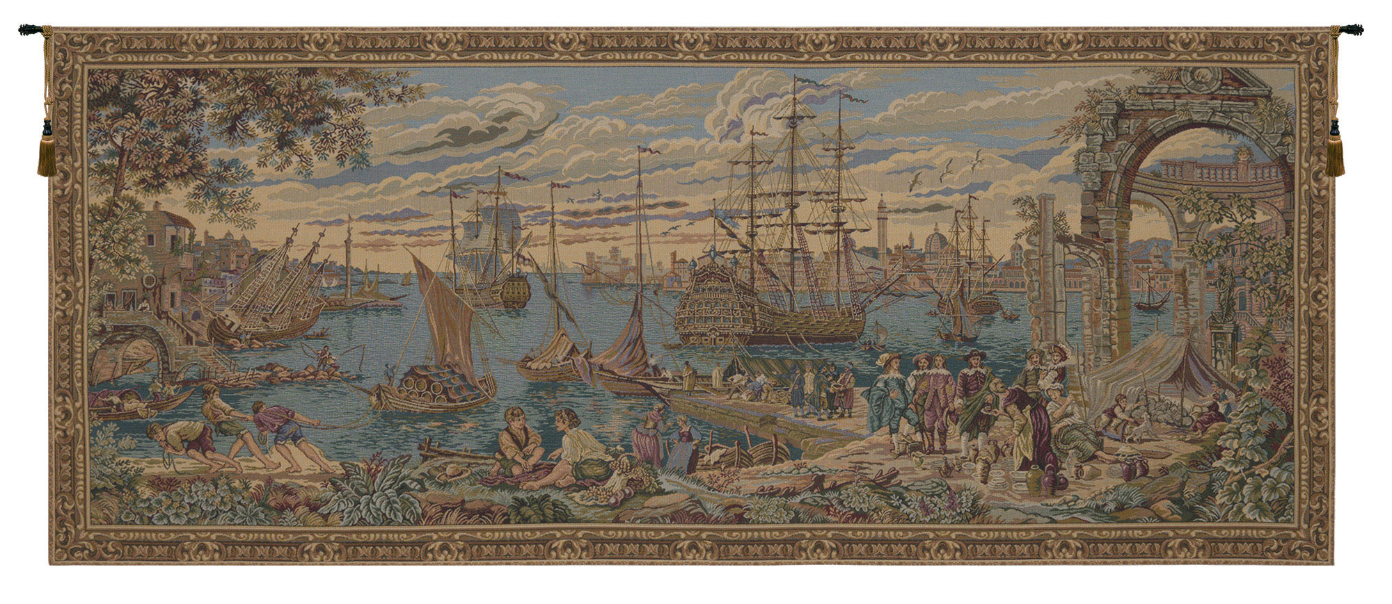 The Harbor Italian Tapestry