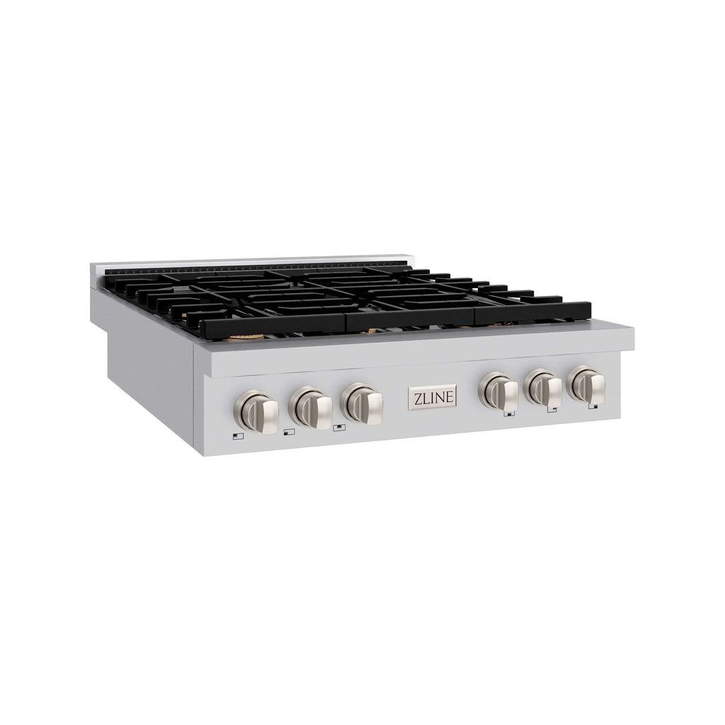 ZLINE 36" Paramount Gas Rangetop Stainless Steel Brass Burners SRT-BR-36