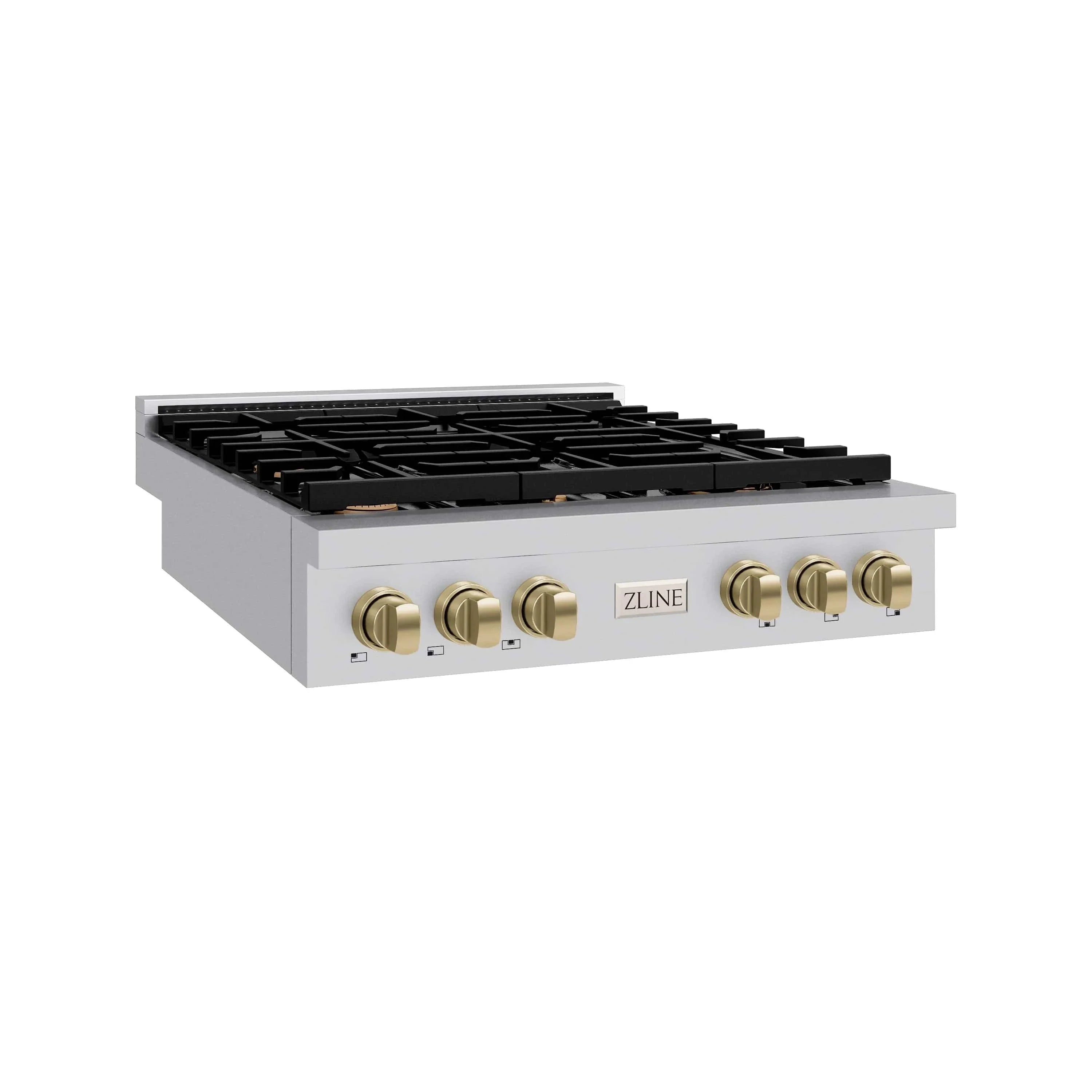 ZLINE 36" Paramount Gas Rangetop Stainless Steel Champagne Bronze SRTZ-36-CB