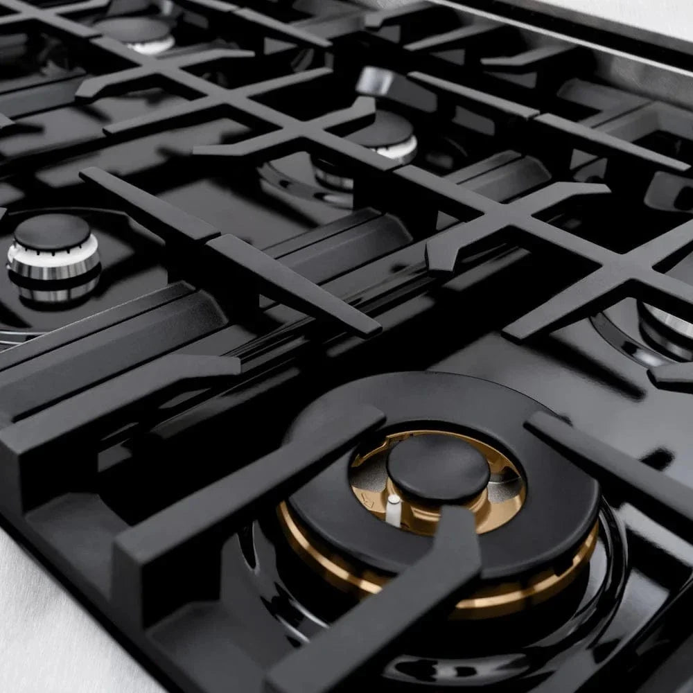 ZLINE 36" Classic Gas Range, Convection Gas Oven DuraSnow® Stainless Steel, CGRS-36