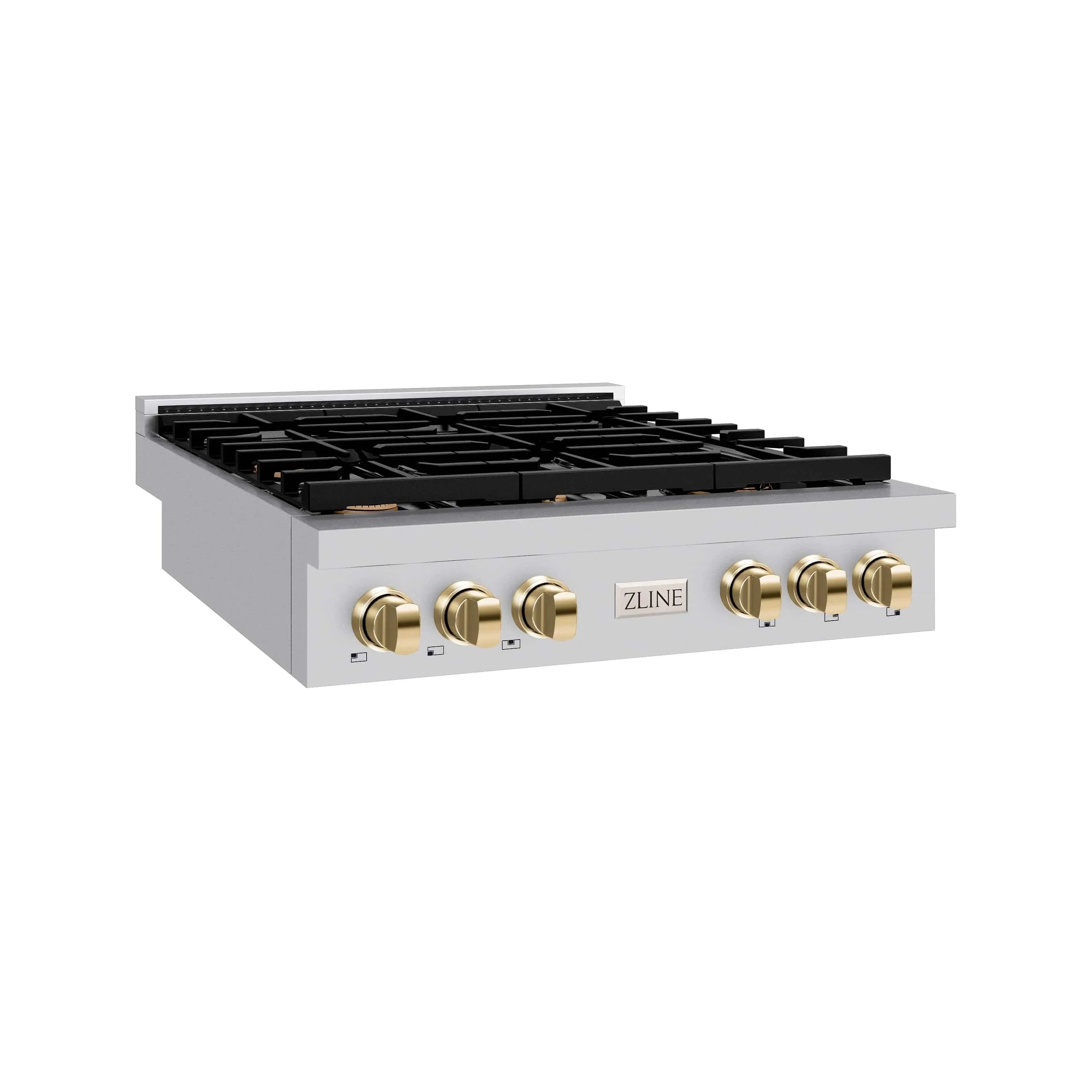 ZLINE 36" Paramount Gas Rangetop Stainless Steel Gold SRTZ-36-G
