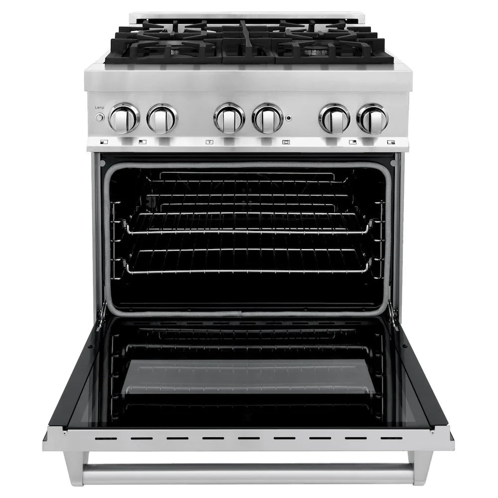 ZLINE 30" Bundled Stainless DualRange RangeHood Dishwasher 3KP-RAOTRH30-DWV