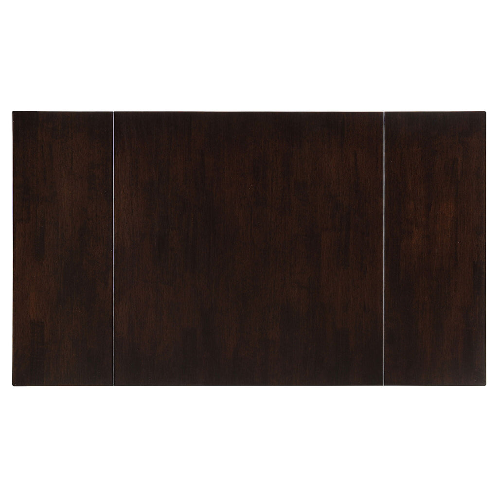 Kelso Rectangular 52-inch Extension Dining Table Cappuccino