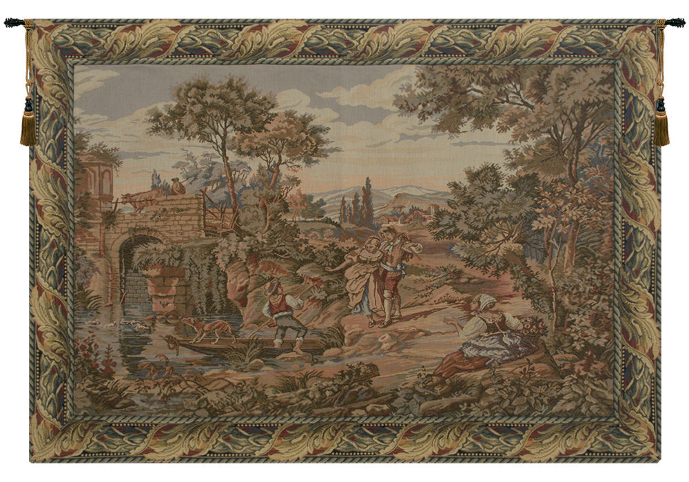 Ferry Crossing I Tapestry Wall Hanging