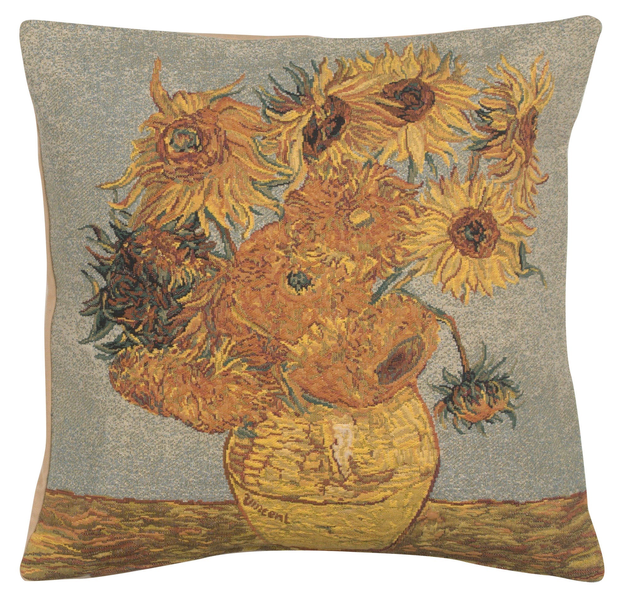 Van Gogh's Sunflower III European Cushion Covers