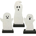 3/Set Wooden Ghosts (Pack of 2)