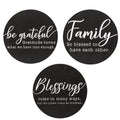 Family Sayings Round Sign 11.75" 3 Asstd. (Pack of 2)