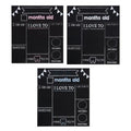 Baby Milestones Chalkboard 3 Asstd. (Pack of 2)