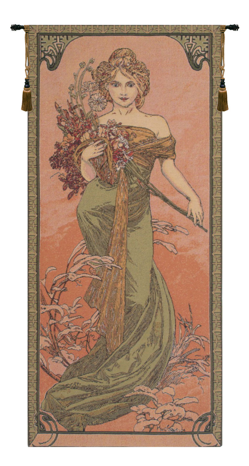 Mucha Spring European Tapestry