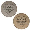 Best Dog Lady Plate 2 Asstd. (Pack of 4)