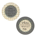 Little Bit of Chaos Plate 8.5" 2 Asstd. (Pack of 2)