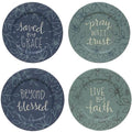 Beyond Blessed Plate 8.5" 4 Asstd. (Pack of 2)