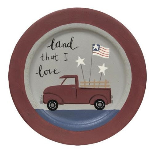 Land That I Love Plate 11.5" (Pack of 2)