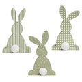 Spring Green Chunky Bunny 3 Asstd. (Pack of 4)