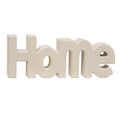 Wooden "Home" Block Cream (Pack of 4)