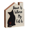 Home Is Where My Cat Is Chunky House (Pack of 4)