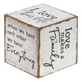 Family Sentiments Cube (Pack of 4)