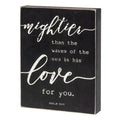 Mightier Than the Sea Box Sign (Pack of 2)