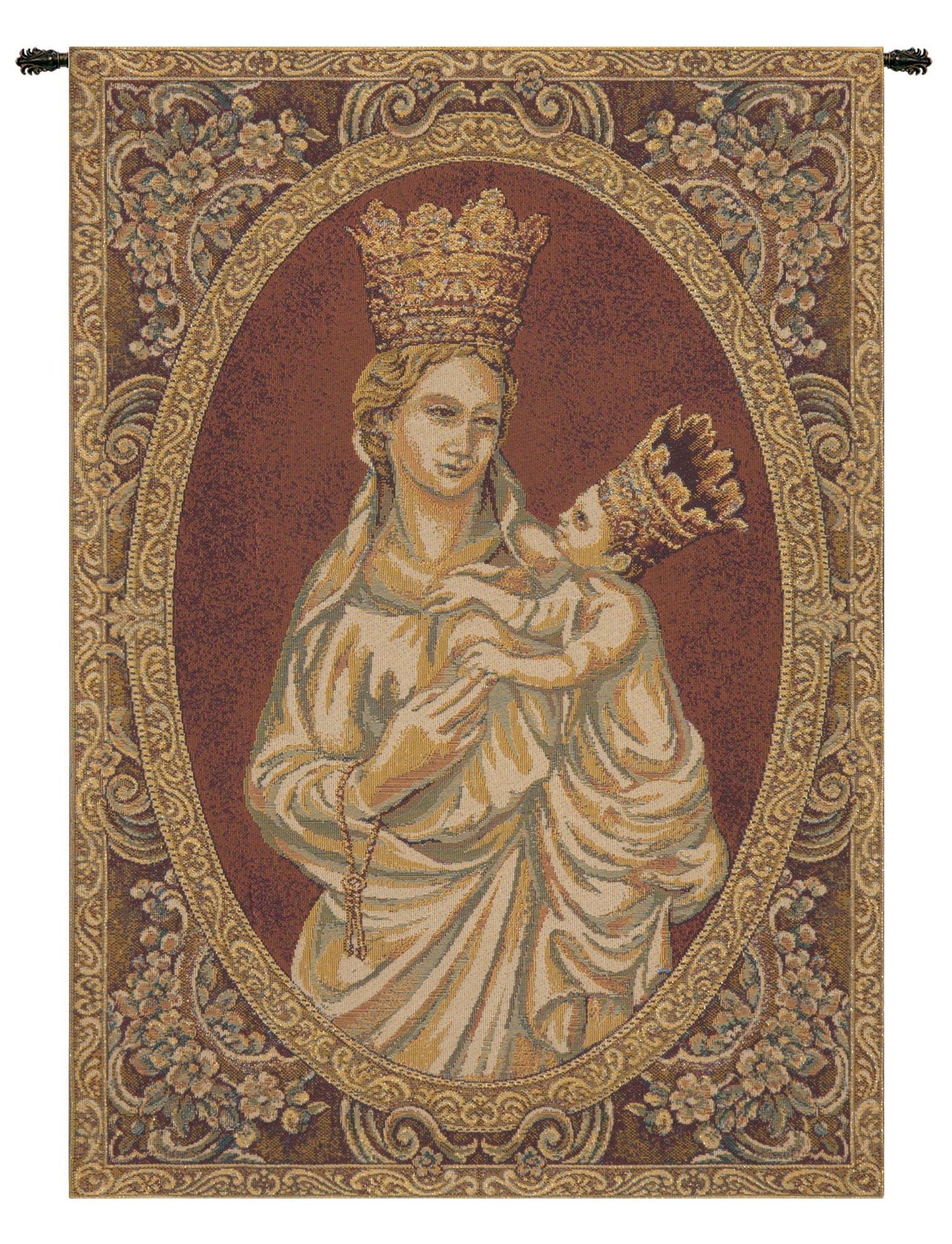 Madonna from Trapani Italian Tapestry