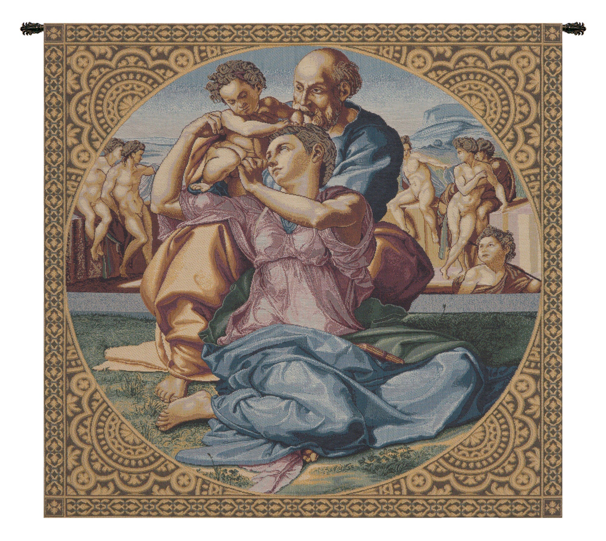 The Holy Family Italian Tapestry