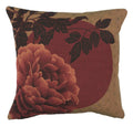 Red Peonies French Cushion