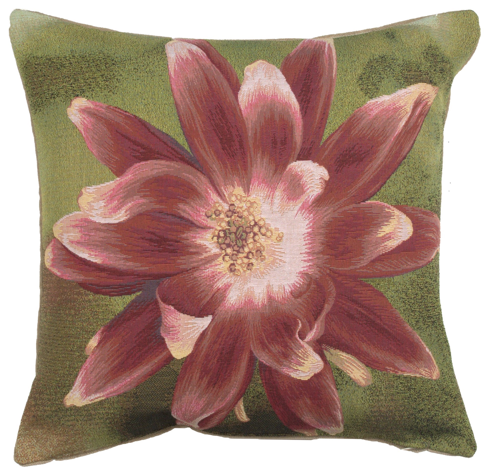 Red Star Flower French Cushion
