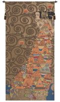 L'Attente Klimt a Droite Or French Tapestry