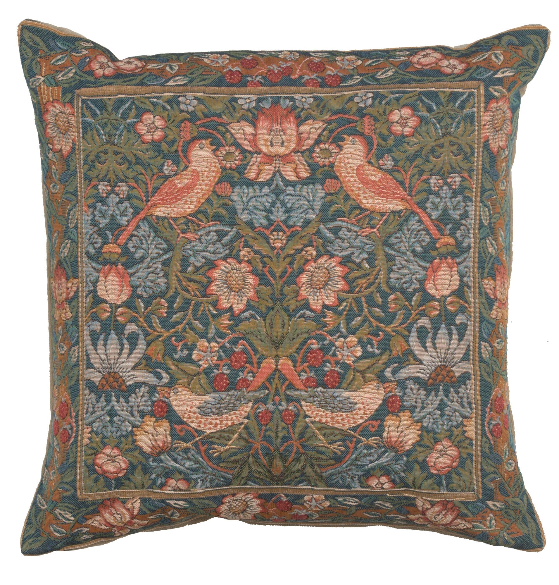 Birds Face to Face II French Cushion
