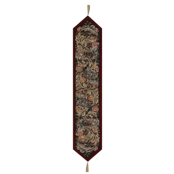 William Morris Red Large French Table Runner