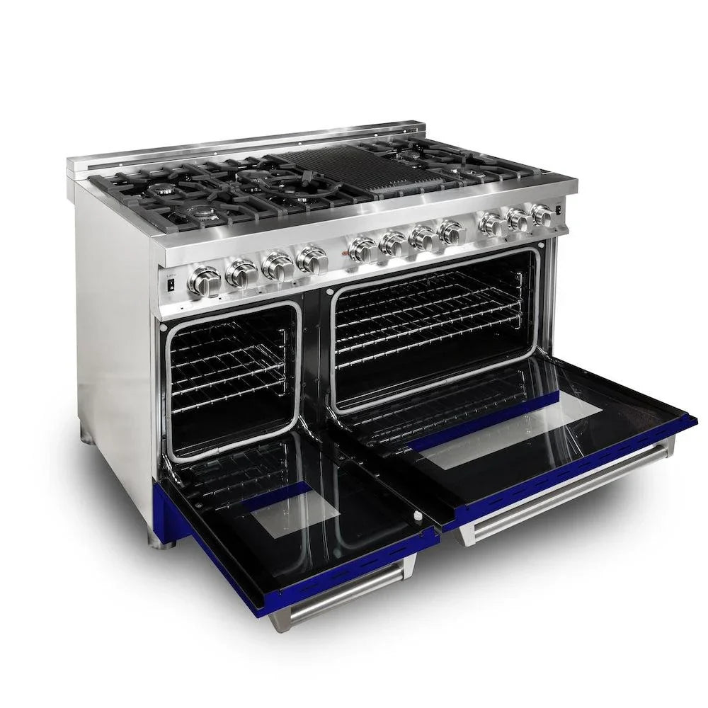 ZLINE 48" Bundle Range RA-48 & Range Hood KB-48, 2KP-RABGRH48
