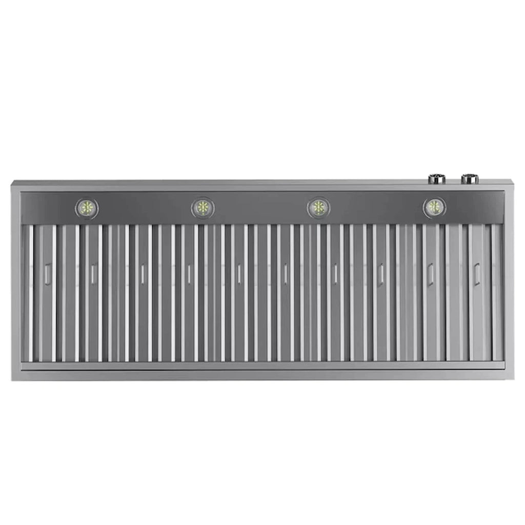 Kucht 60" Ducted Under Cabinet Range Hood Stainless Steel with Digital Controls KRH600-SS