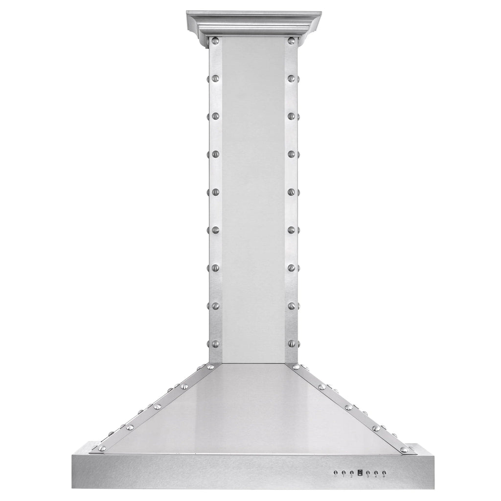 ZLINE 36" Designer Series Stainless Island Range Hood, KB2i-4SSXS-36