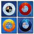 Circles and Squares Canvas Wall Art