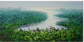 Inland Waterway Canvas Wall Art