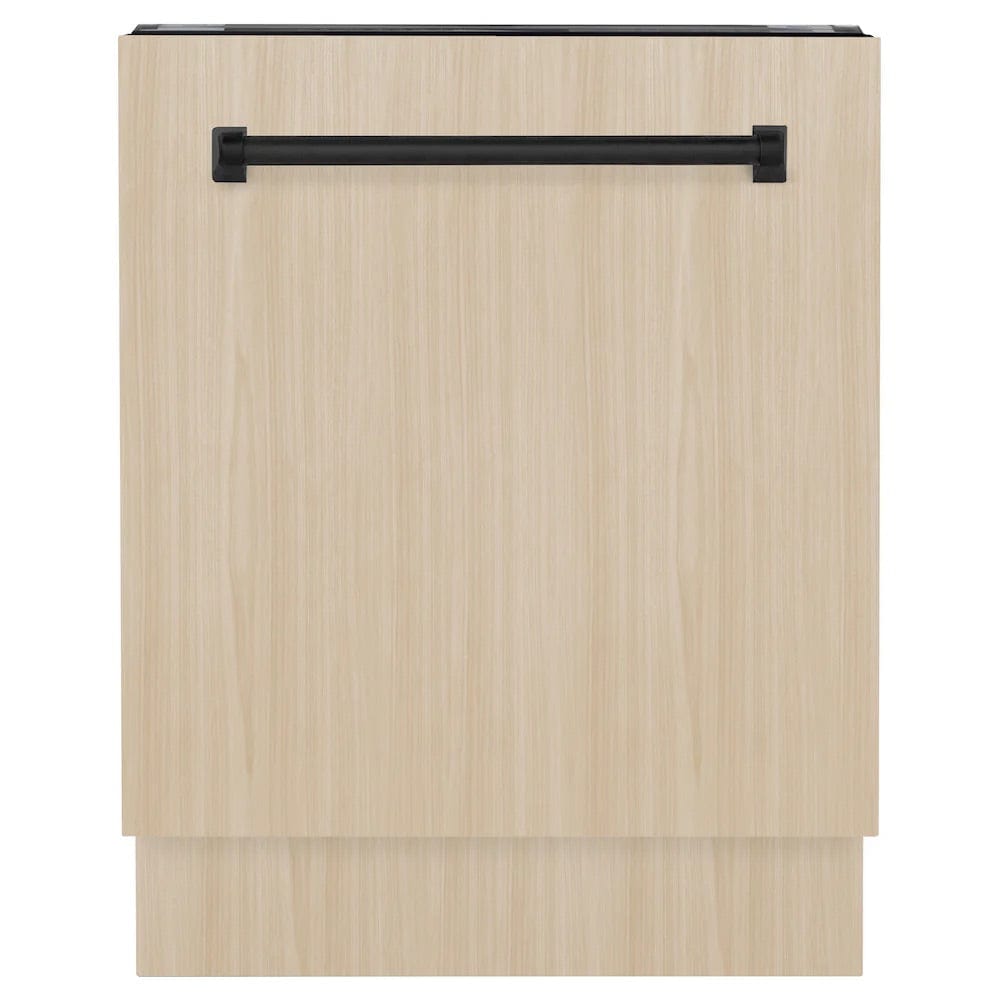 ZLINE Autograph 24" Dishwasher Stainless, Matte Black DWVZ-24-MB