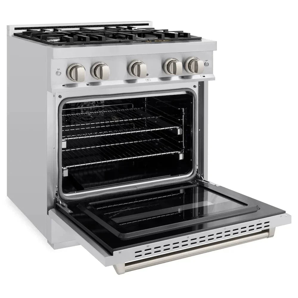 ZLINE 30"Classic Gas Range, Convection Gas Oven, Stainless Steel, CGR30