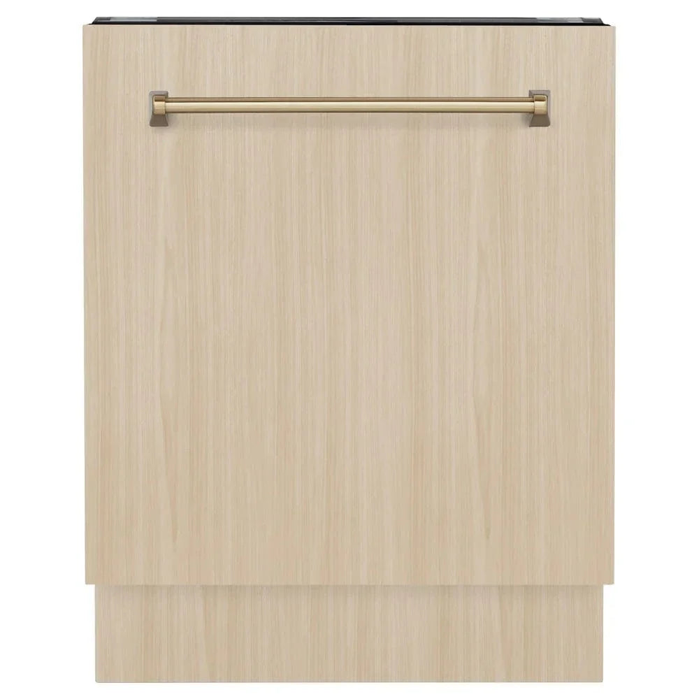 ZLINE Autograph 24" Dishwasher Stainless, Champagne Bronze DWVZ-24-CB