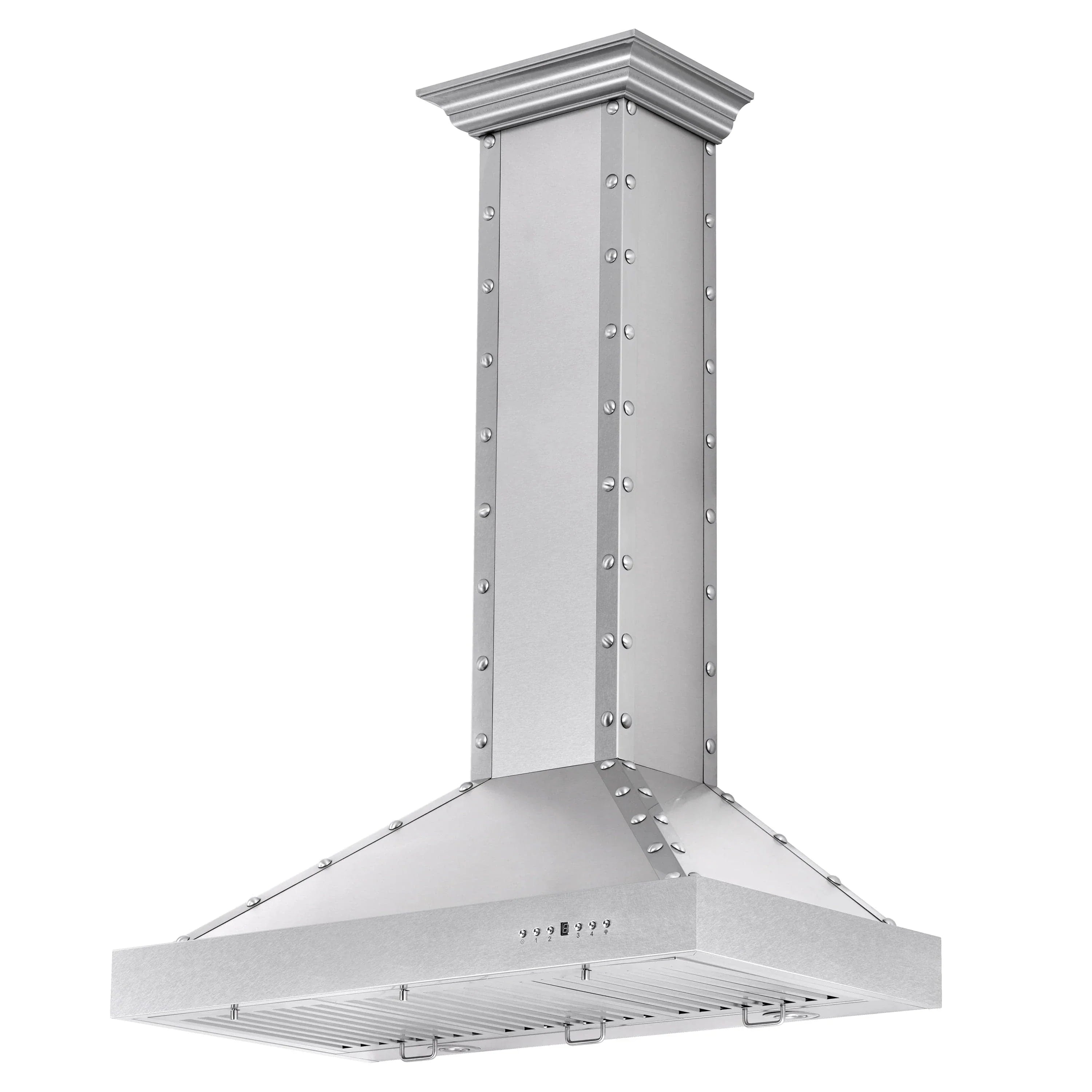 ZLINE 36" Designer Series Stainless Island Range Hood, KB2i-4SSXS-36
