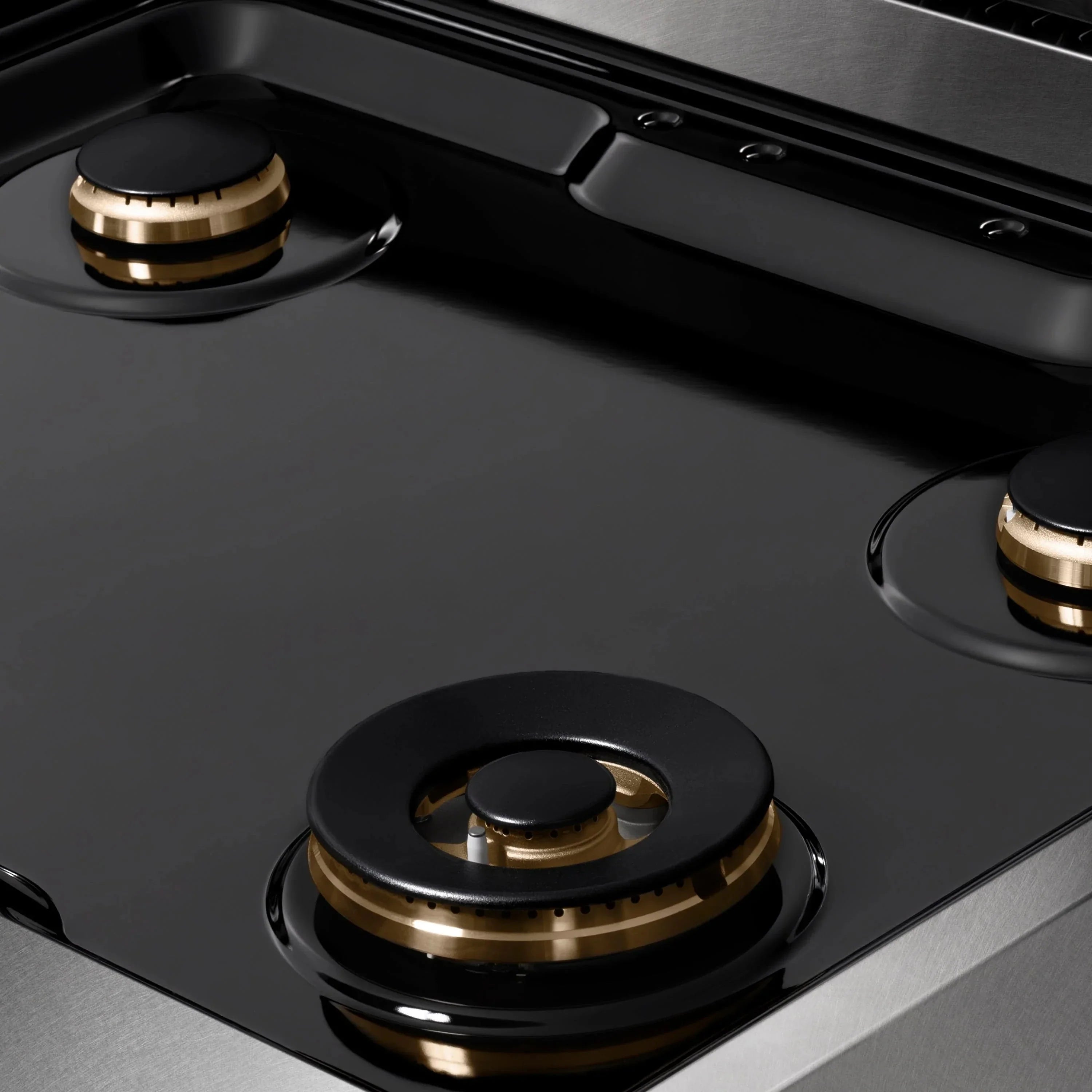 ZLINE 36" Paramount Gas Rangetop DuraSnow® Stainless Steel Brass Burners SRTS-BR-36
