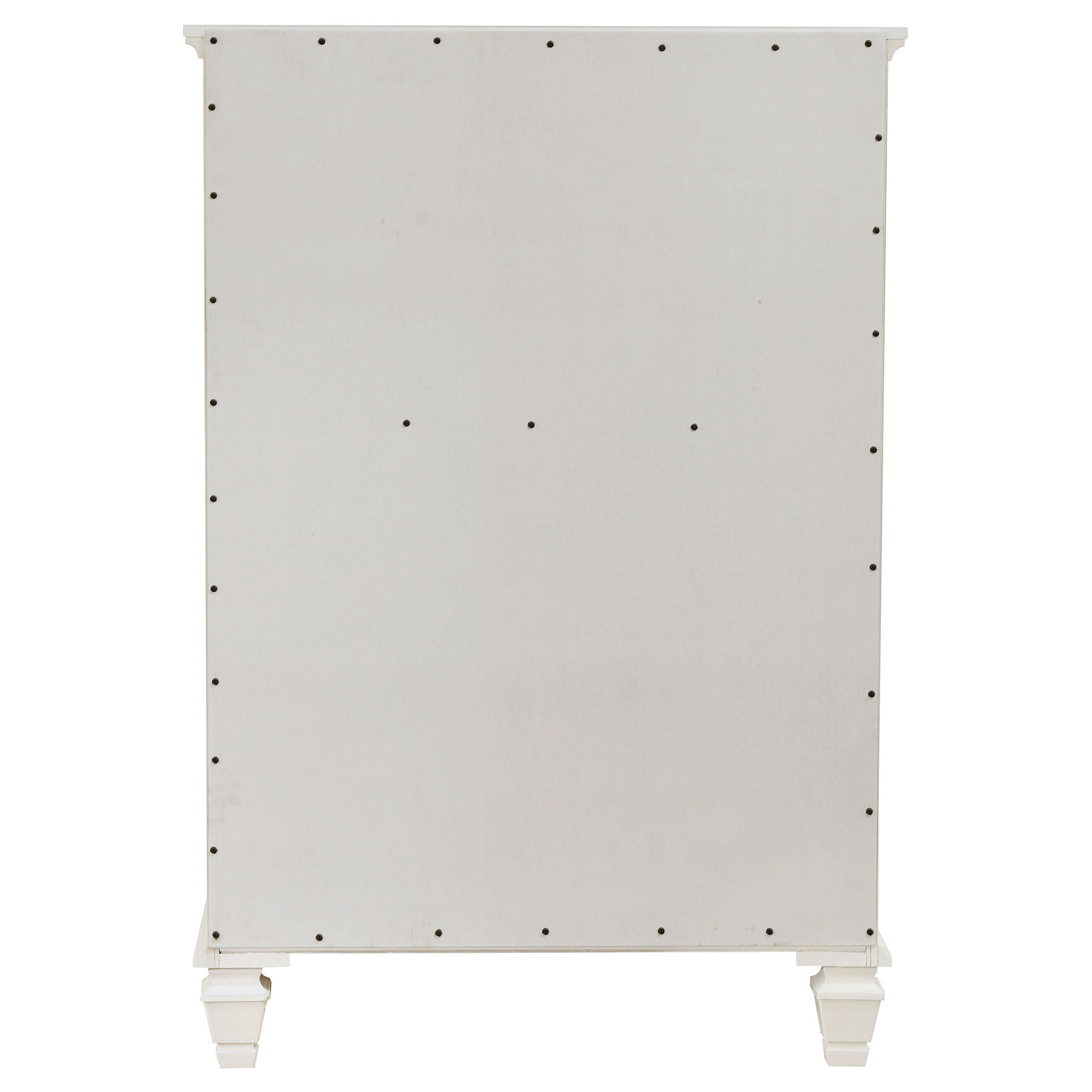 Sandy Beach 5-drawer Bedroom Chest Cream White
