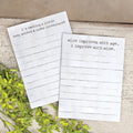I Improve With Wine Mini Notepad  (Pack of 4)