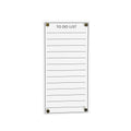 Acrylic Dry Erase To-Do List 13"H