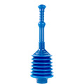 Bellows Accordion Toilet Plunger (Blue)