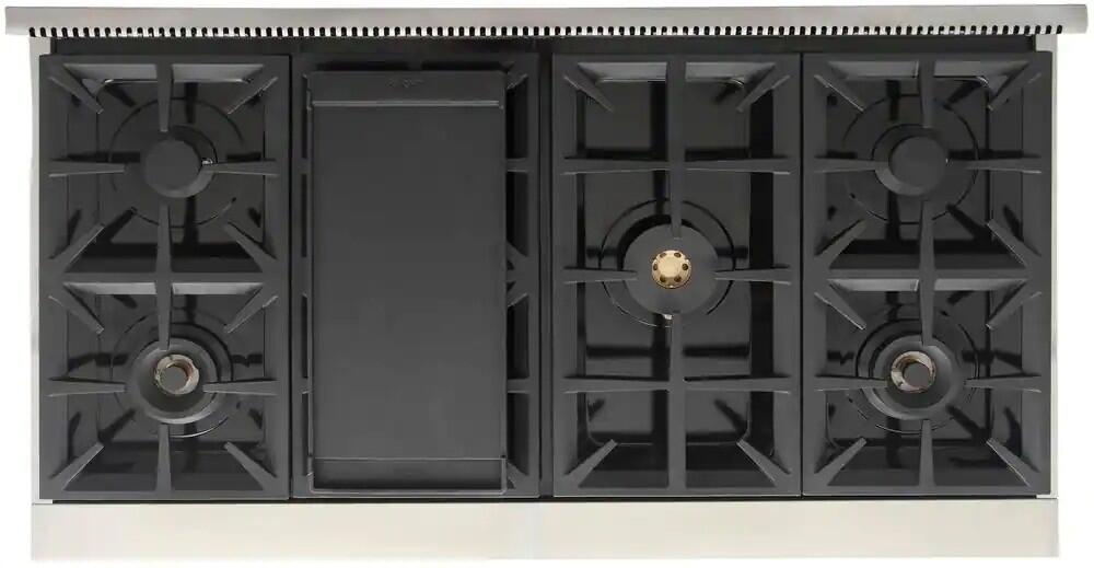 Kucht 48" Stainless Propane Cooktop, KFX489T/LP-B