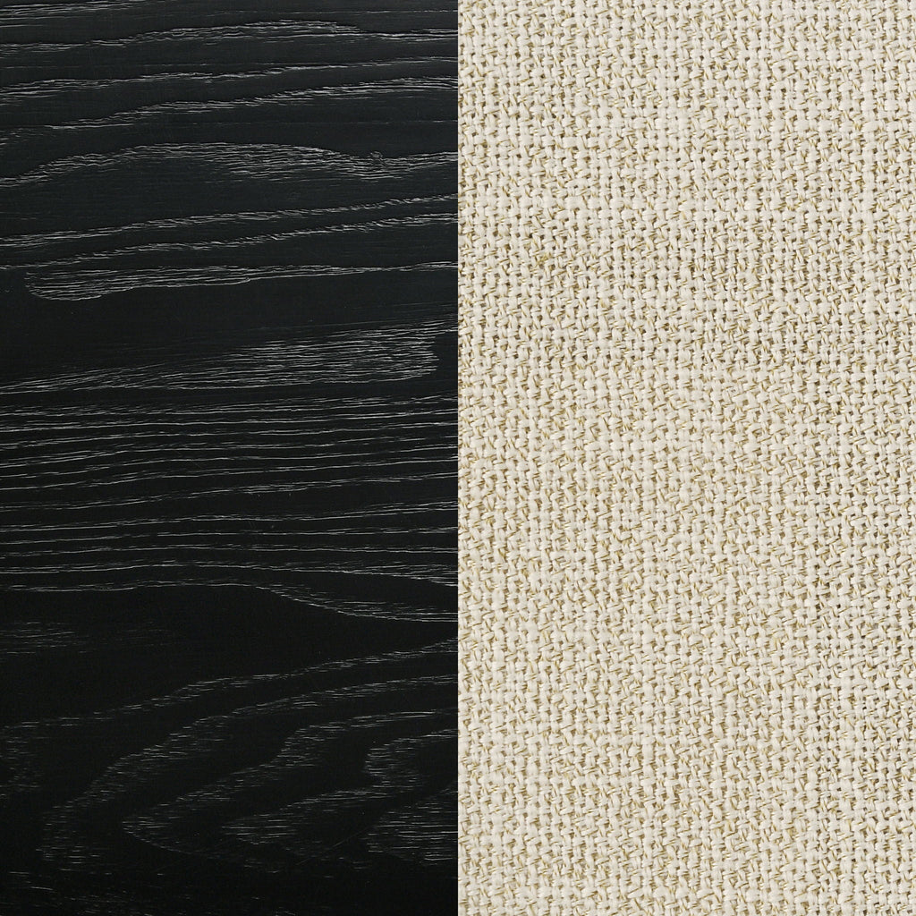 Arini 56-inch Queen Panel Bed Cream and Black