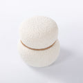 Snowman Stool With Cushion And Solid Wood Frame