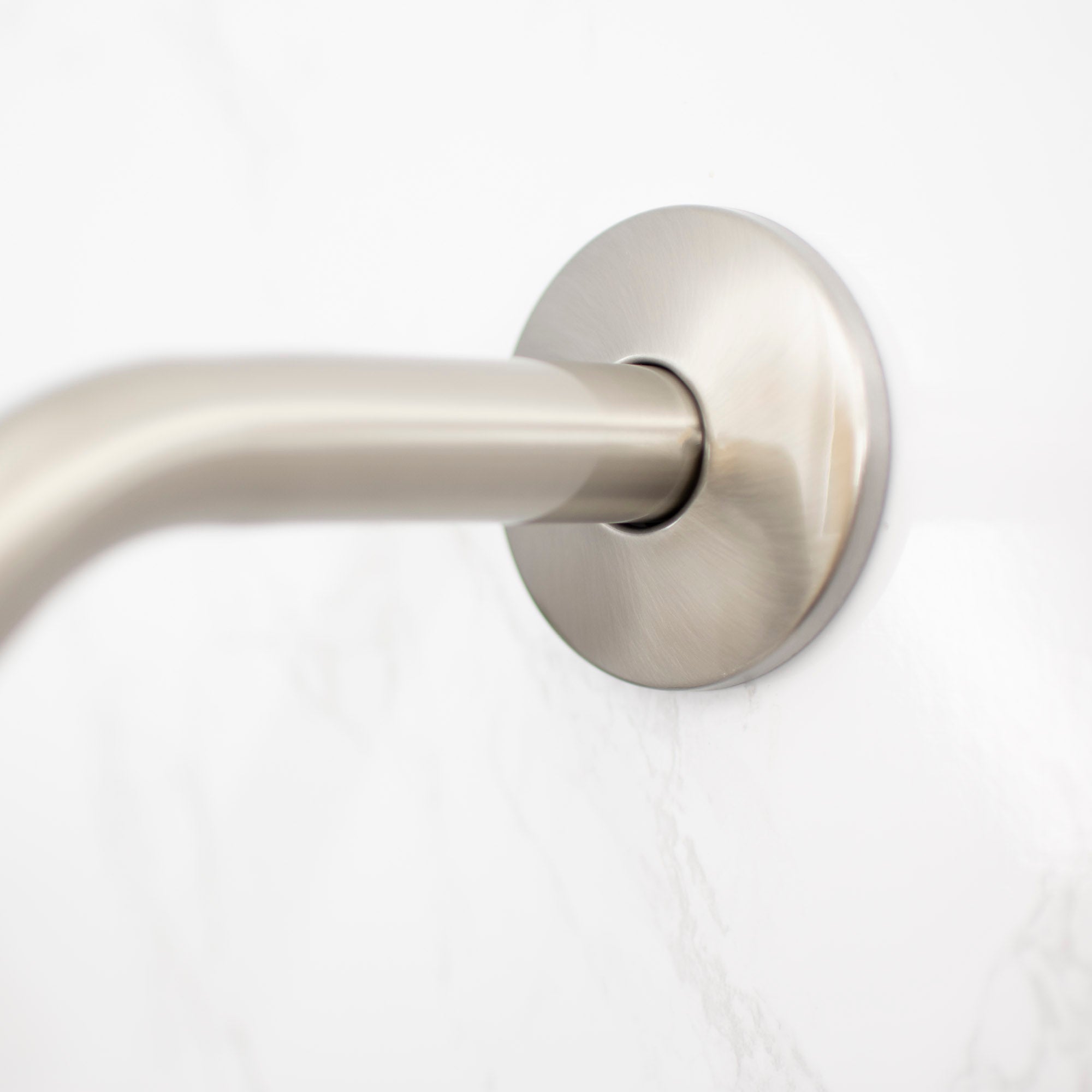12 in. L-Shaped Shower Head Extension Arm (Brushed Nickel Finish)