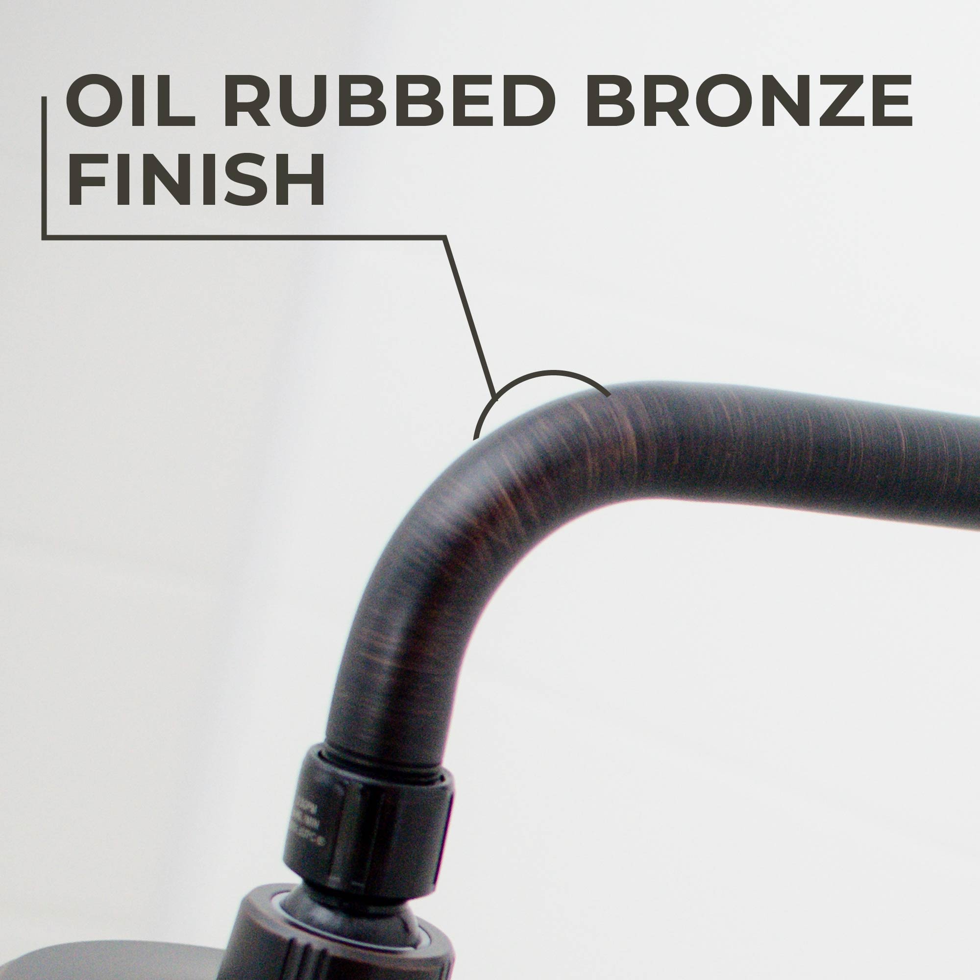 12 in. L-Shaped Shower Head Extension Arm (Oil-Rubbed Bronze Finish)
