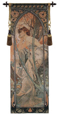 Mucha Soir Belgian Tapestry Wall Art