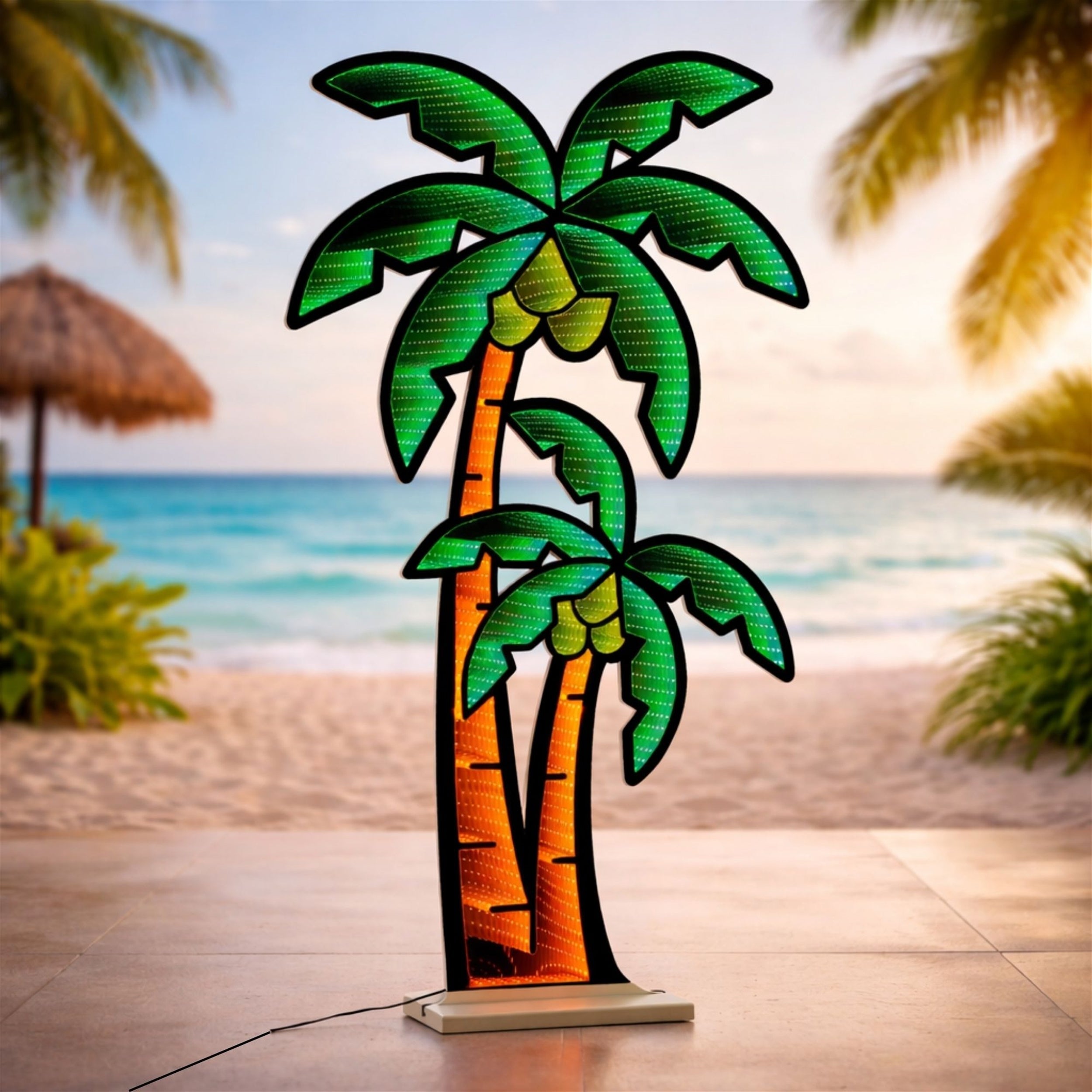 Palm Tree Ekkolight 48"H